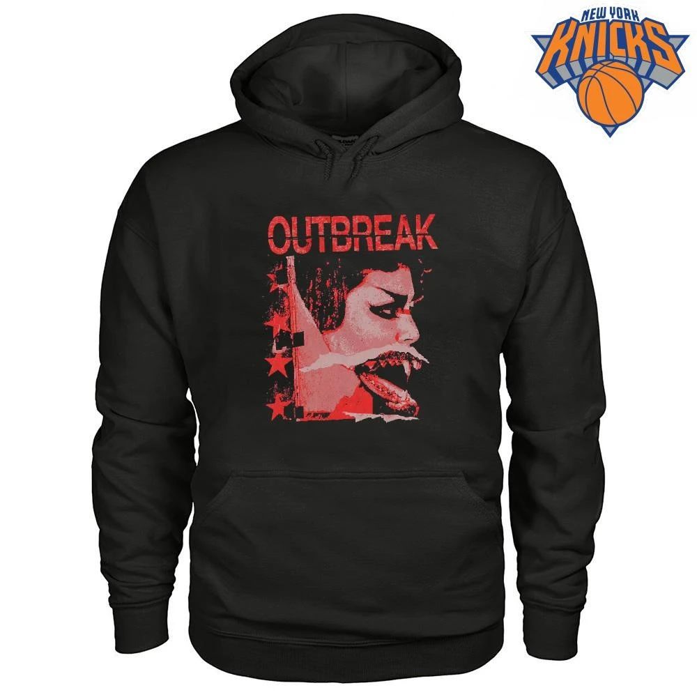 Outbreak Vampire Zombie Face Horror Gothic Grunge Punk Rock Aesthetic Shirt