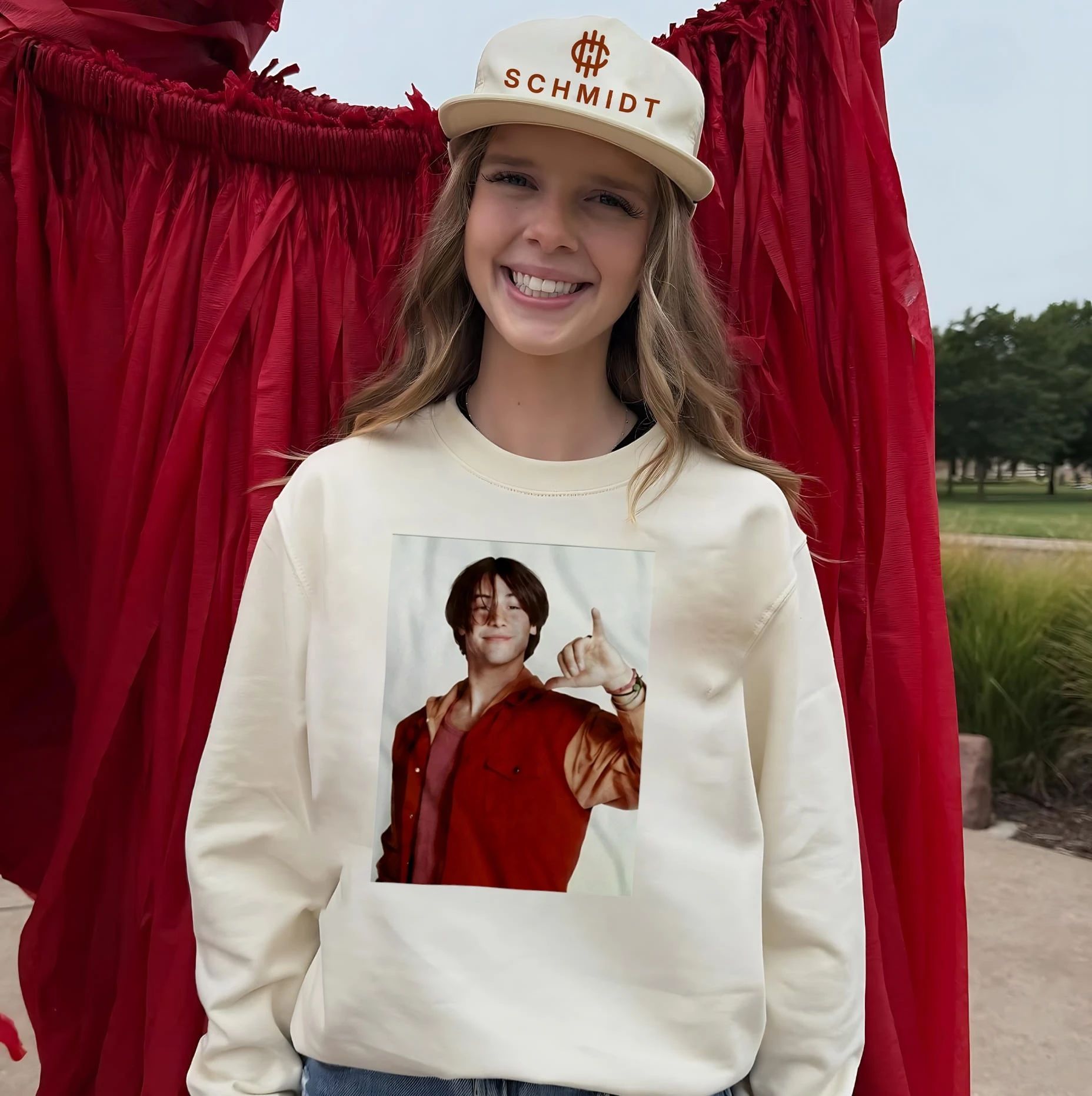 Keanu Reeves Inspired Portrait 90s Actor shirt