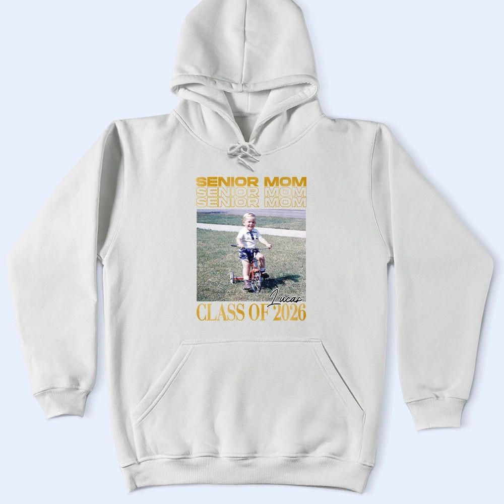 Custom Photo Senior Mom Graduation Vintage Photo - Personalized T Shirt