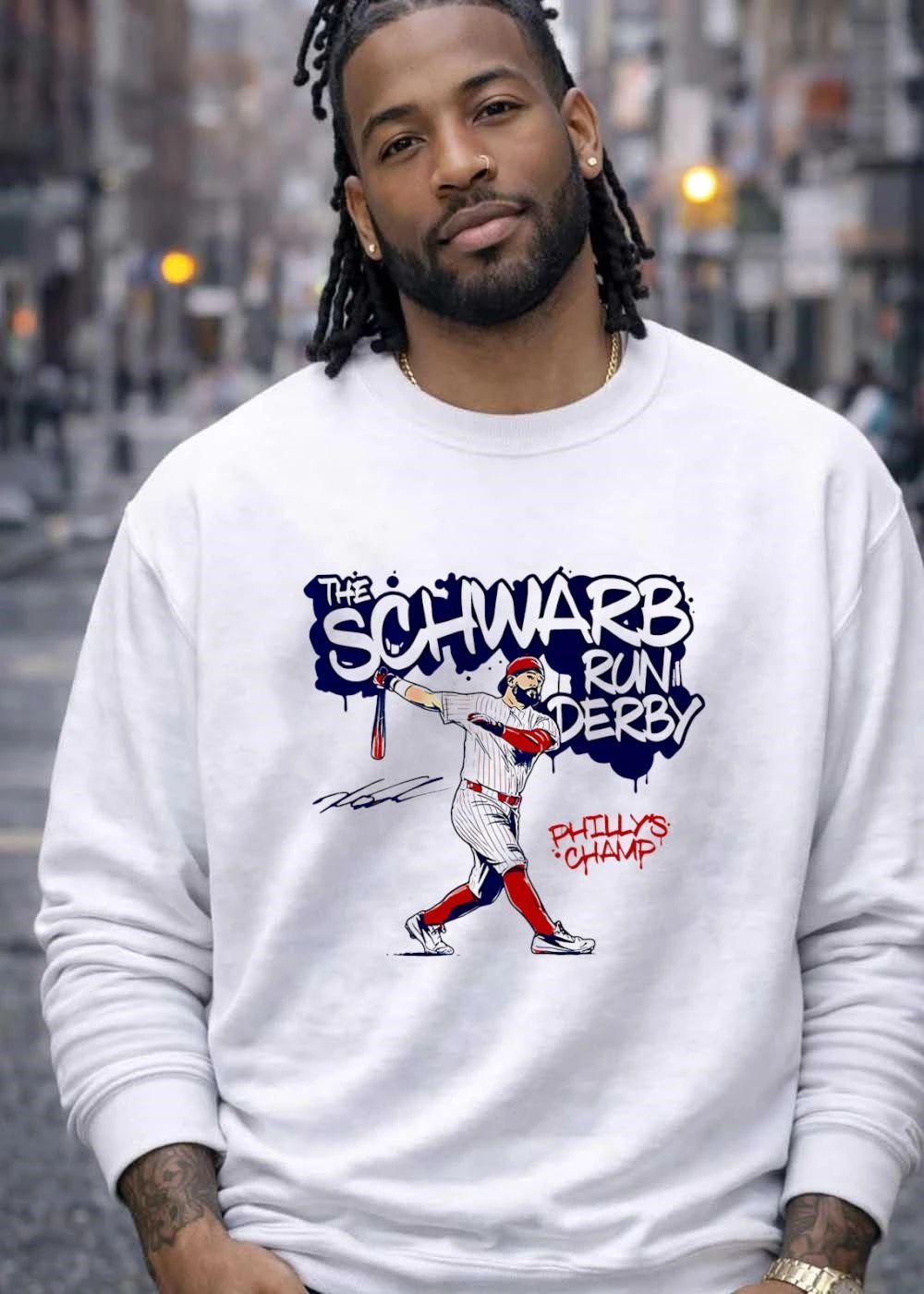 The Schwarb Run Derby Philly’s Champ Kyle Schwarber Baseball shirt