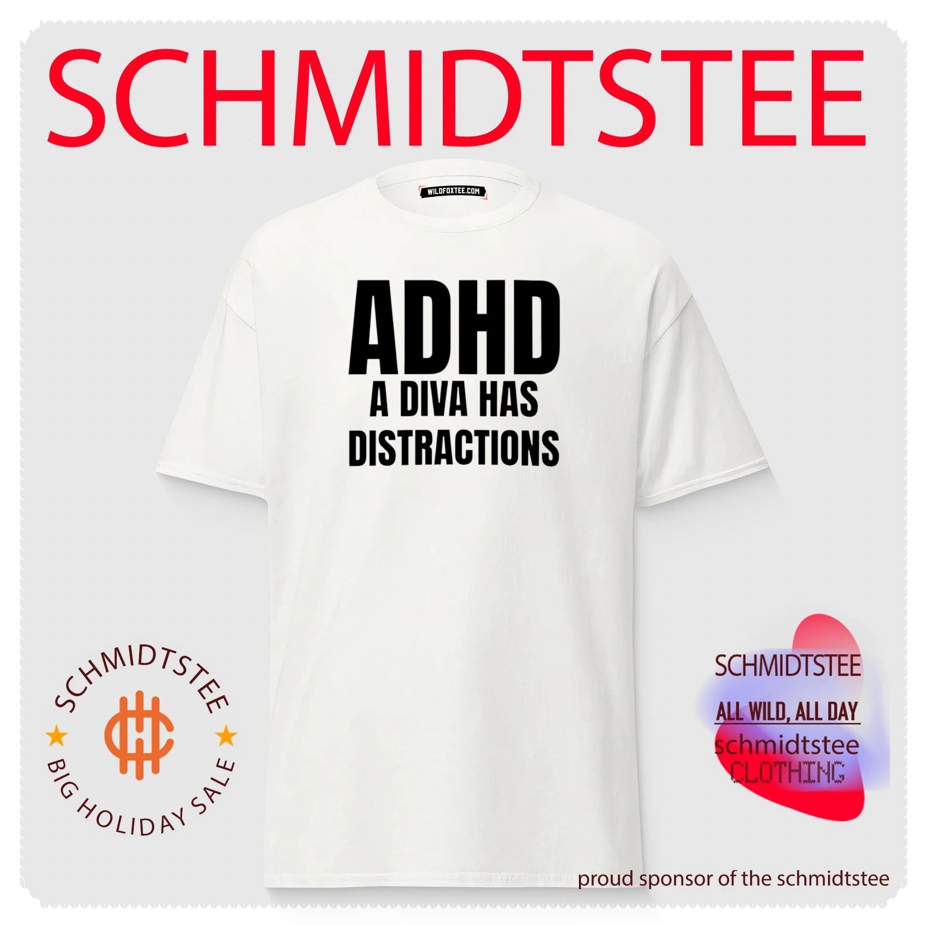 ADHD – A Diva Has Distractions neurodivergent shirt