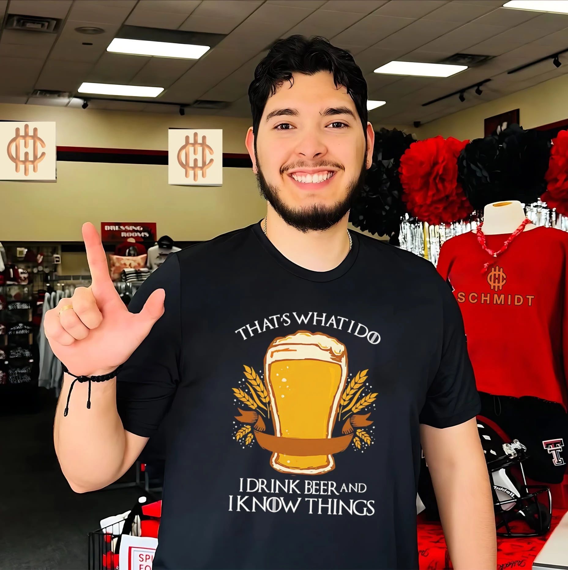 That’s what I do I drink beer and I know things shirt