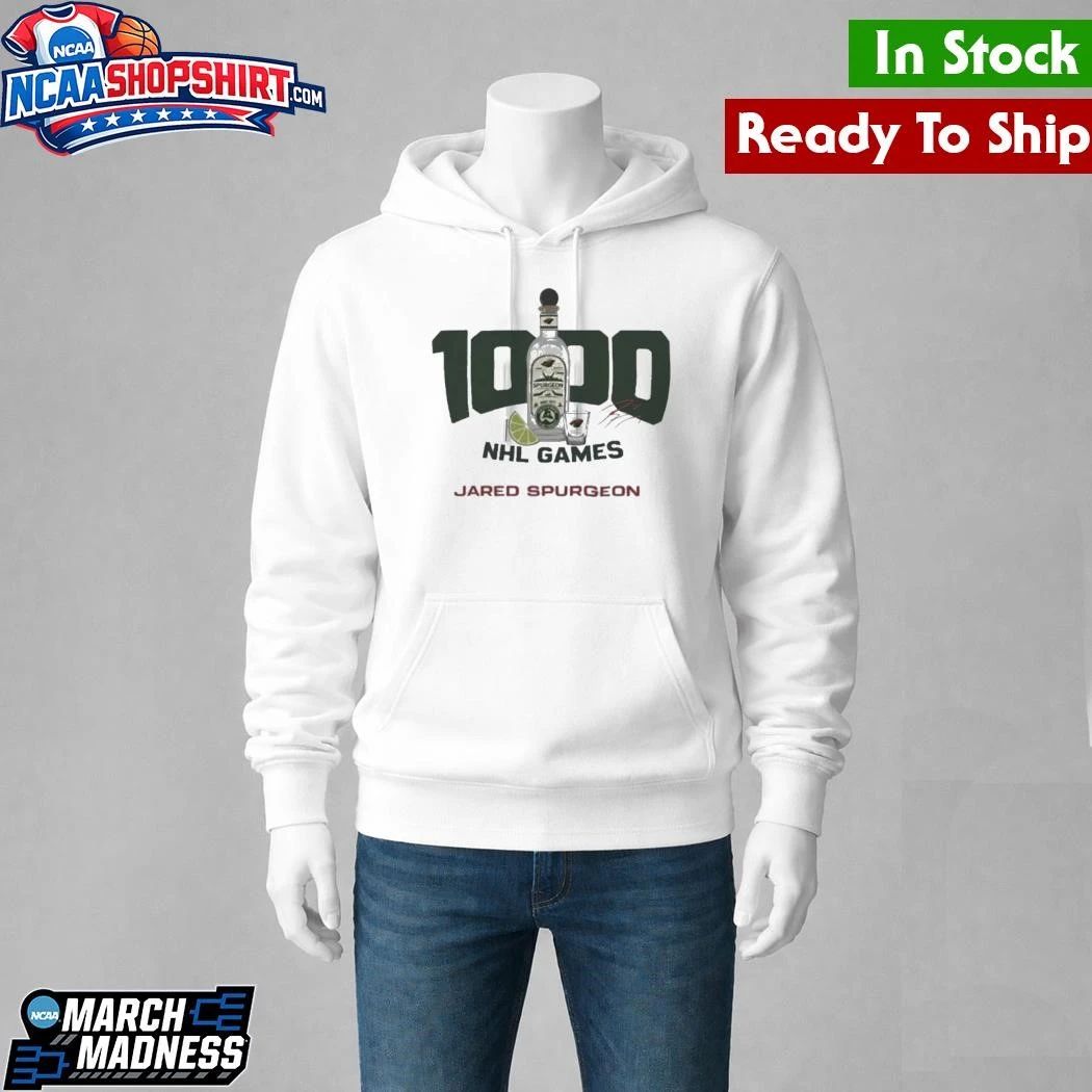 Jared Spurgeon 1000 nhl Games Shirt