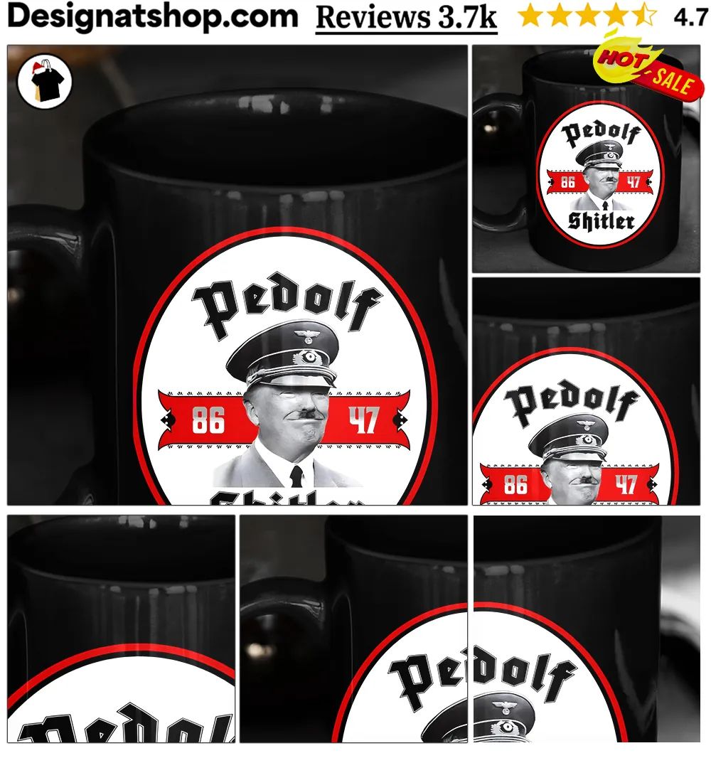 Pedolf Shitler Fuerer 86 47 anti MAGA shirt