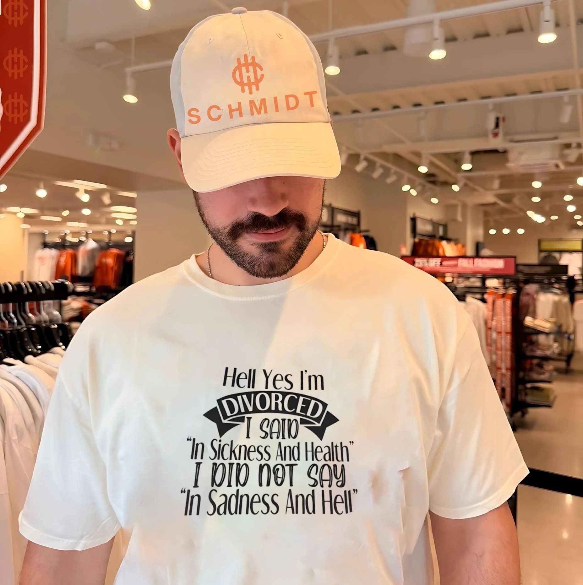 Hell yes I’m divorced I said in sickness and health I did not say in sadness and hell shirt