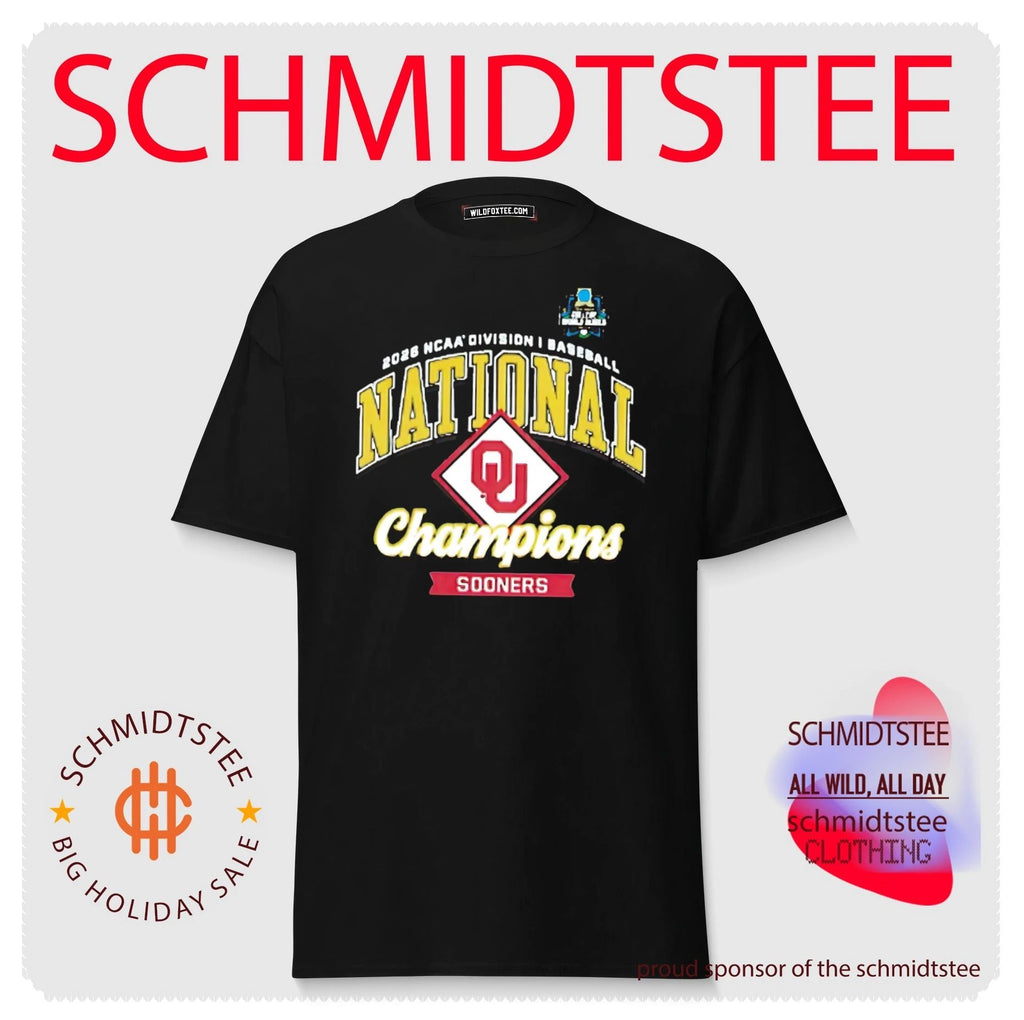 2026 NCAA Division I Baseball National Champions Oklahoma Sooners shirt