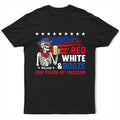 Red White & Booze US Independence Day - Personalized T Shirt