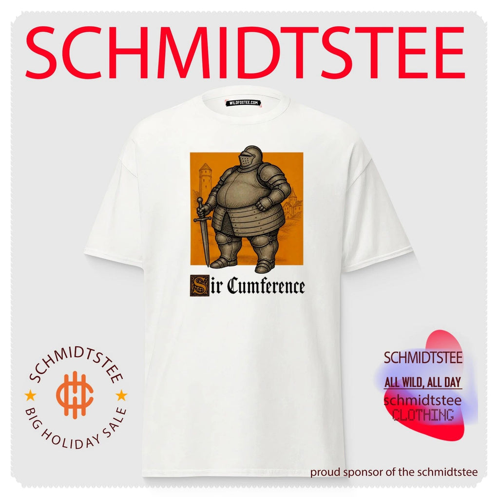 Sir Cumference Medieval Knight pun wordplay shirt