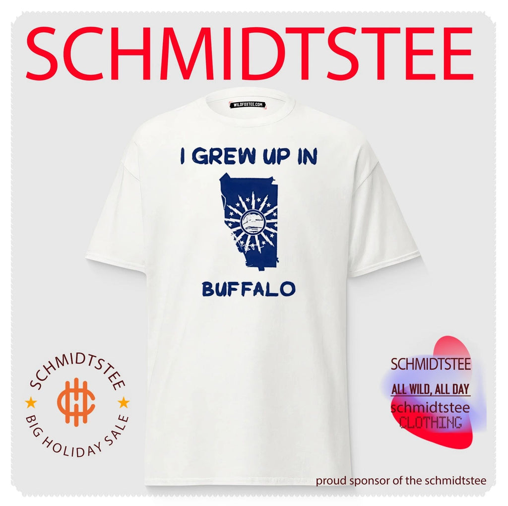 I grew up in Buffalo map shirt
