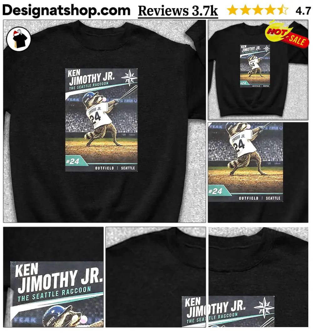 Seattle Mariners Ken Jimothy Jr The Seattle Raccoon shirt