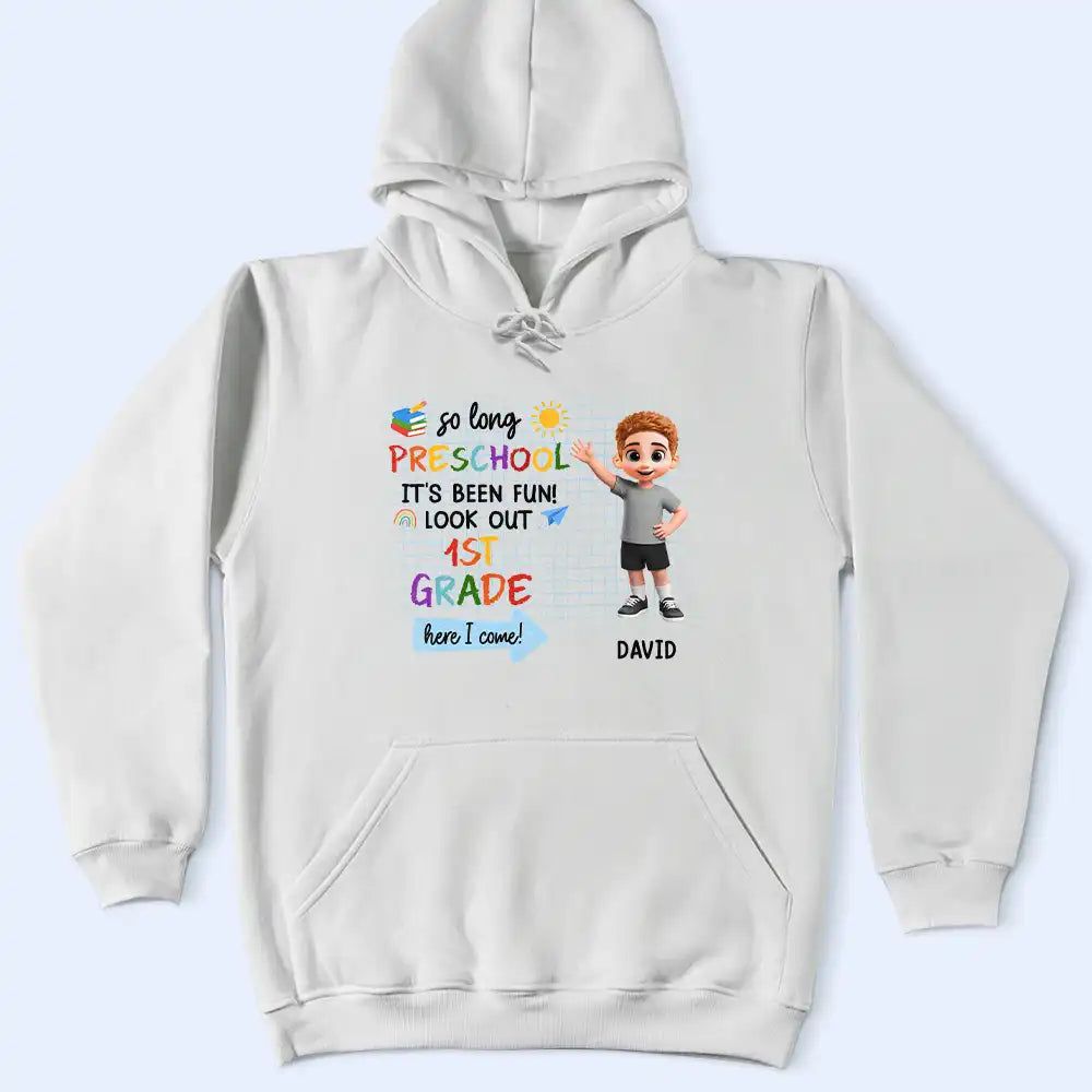 Here I Come Kids Back To School - Personalized T Shirt