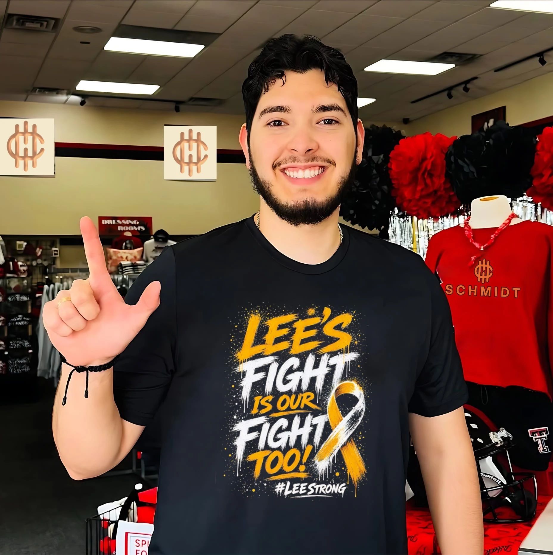 Lee’s fight is our fight too ribbon LeeStrong fuck cancer shirt