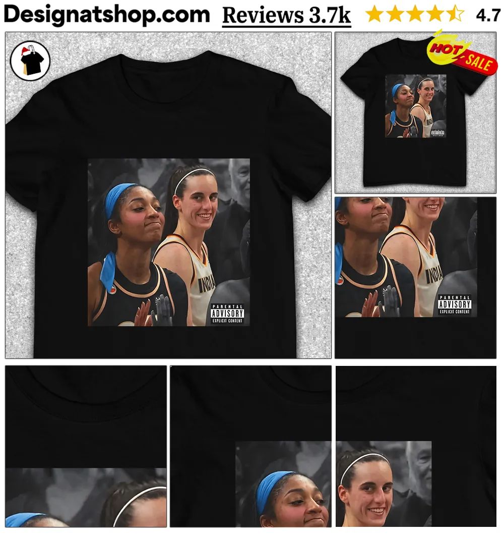 Caitlin Clark Laughing At Angel Reese photo shirt
