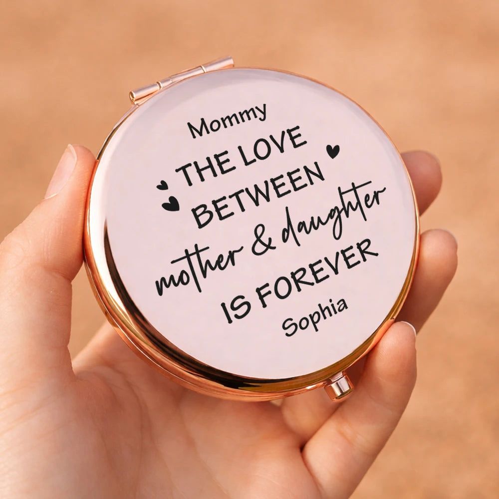 I Am Who I Am Today As A Reflection Of You - Personalized Compact Mirror