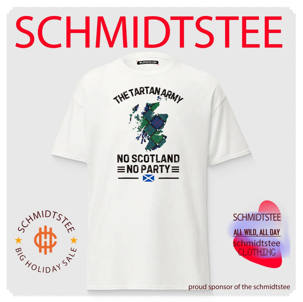 The Tartan Army Football No Scotland No Party 2026 World Cup Tartan shirt
