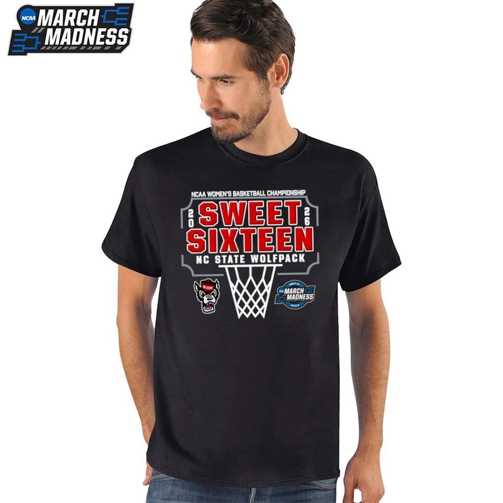 NC State Wolfpack 2026 NCAA Women’s Basketball Tournament March Madness Sweet Sixteen T-Shirt
