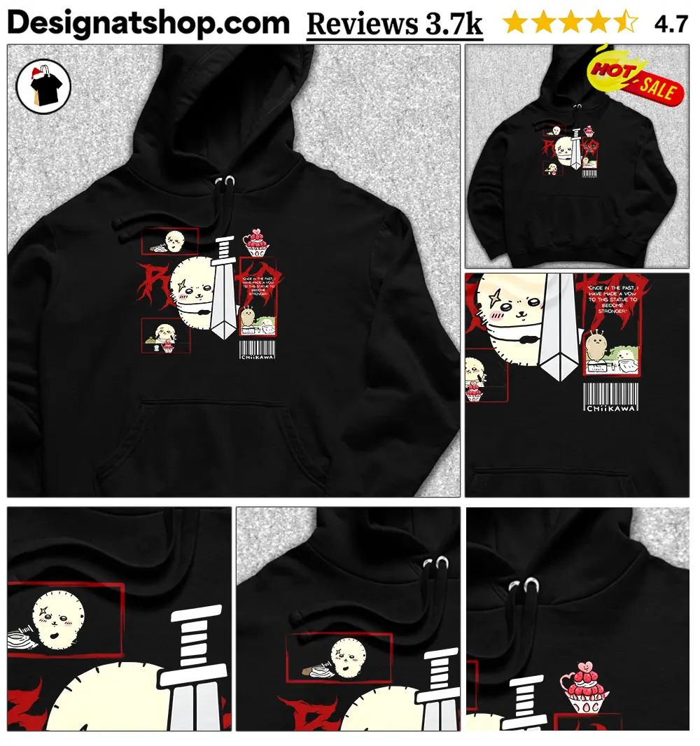 Chiikawa Guts Inspired Rakko Funny Grunge shirt