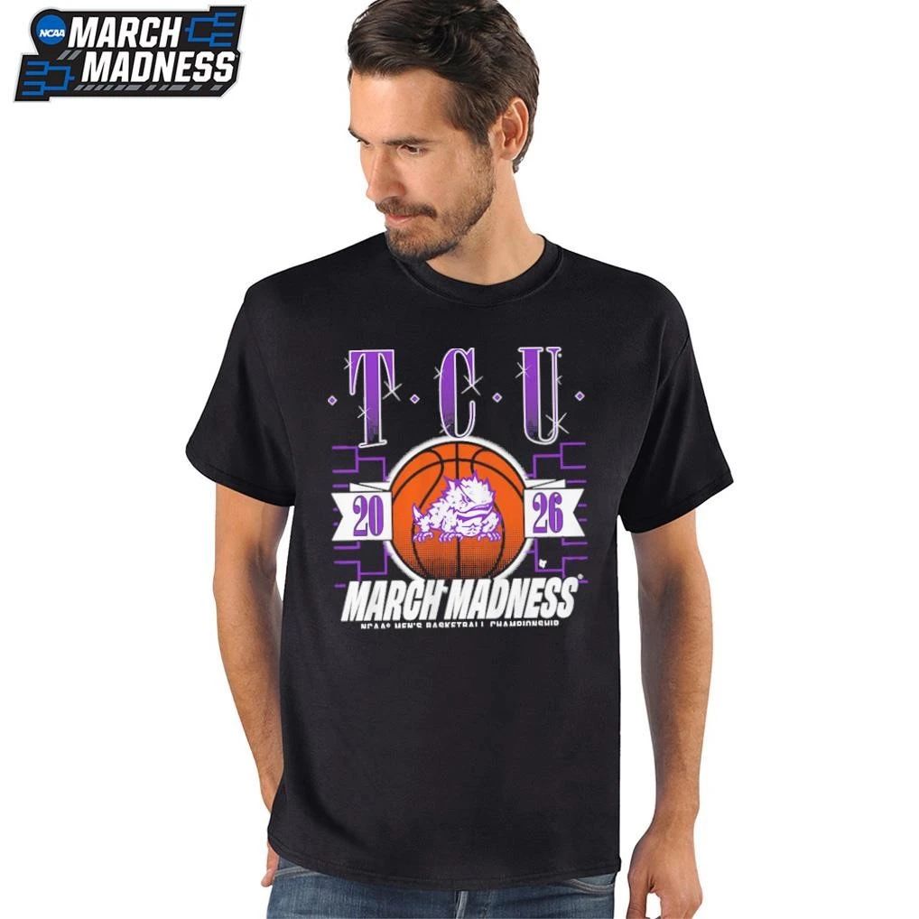 TCU Horned Frogs Men’s Basketball 2026 NCAA Division I Championship March Madness Bound T-Shirt