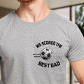 We Scored The Best Dad Papa Soccer Football - Personalized T Shirt