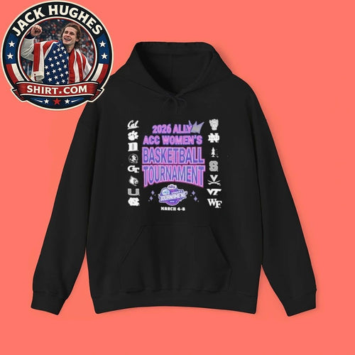 2026 Ally Acc Womens Basketball Tournament Team Logo Shirt