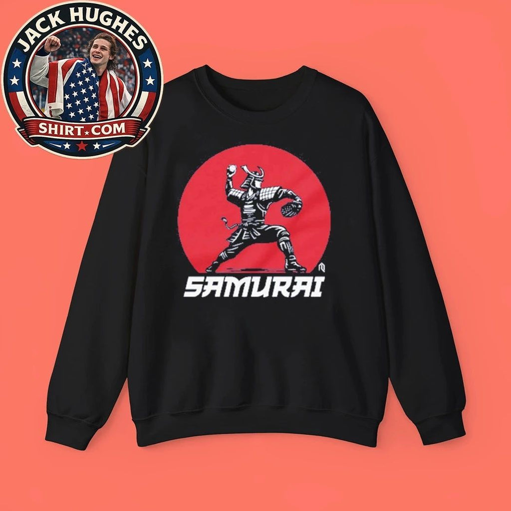 Samurai Pitcher Baseball T-Shirt