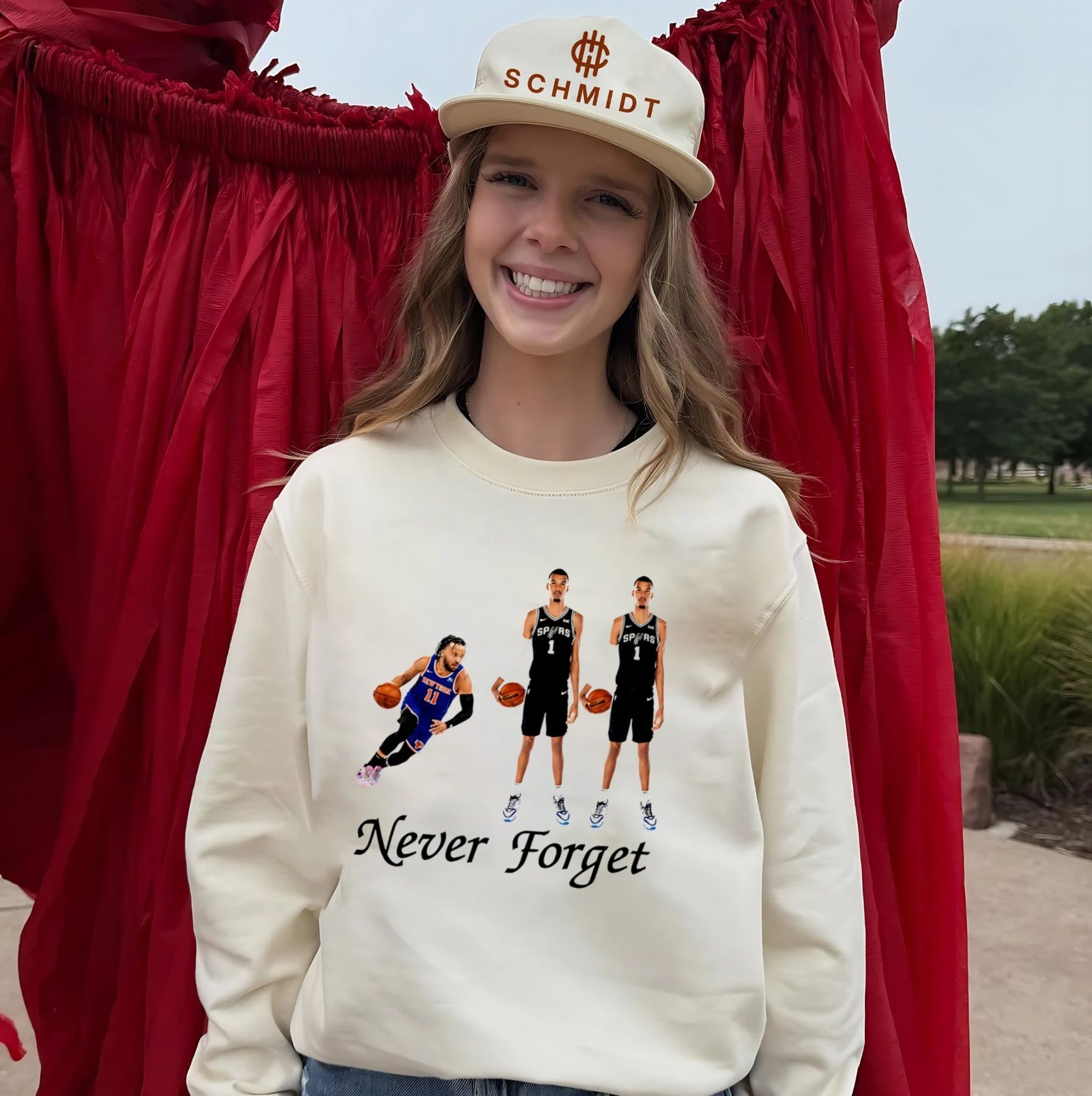 Jalen Brunson And Victor Wembanyama Never Forget Shirt