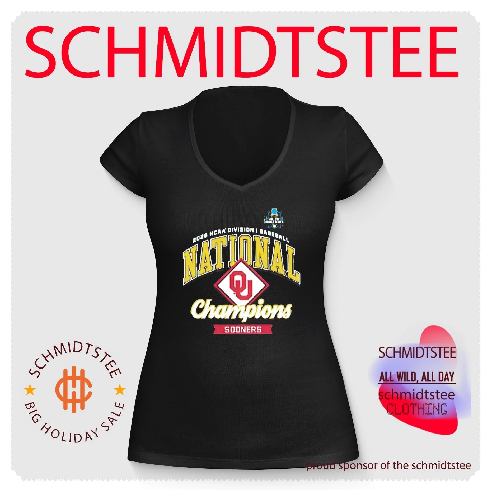 2026 NCAA Division I Baseball National Champions Oklahoma Sooners shirt