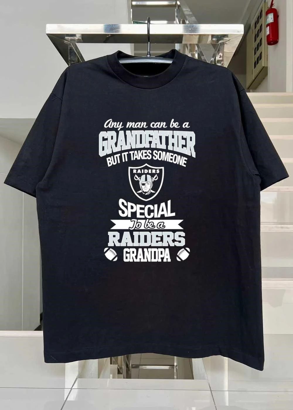 Any Man Can Be a Grandfather but It Takes Someone Special to be a Raiders Grandpa shirt