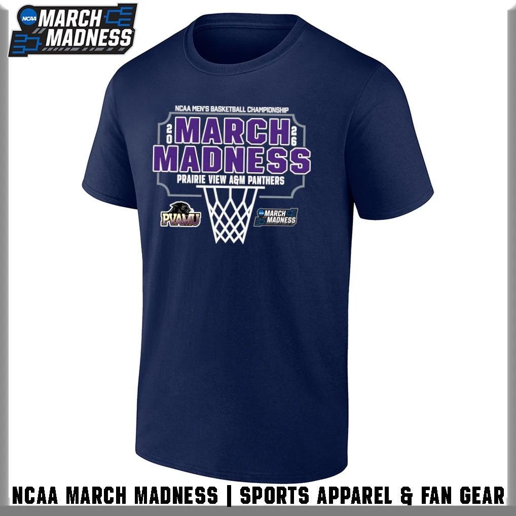 Prairie View A&M Panthers 2026 NCAA Men’s Basketball Tournament March Madness T-Shirt