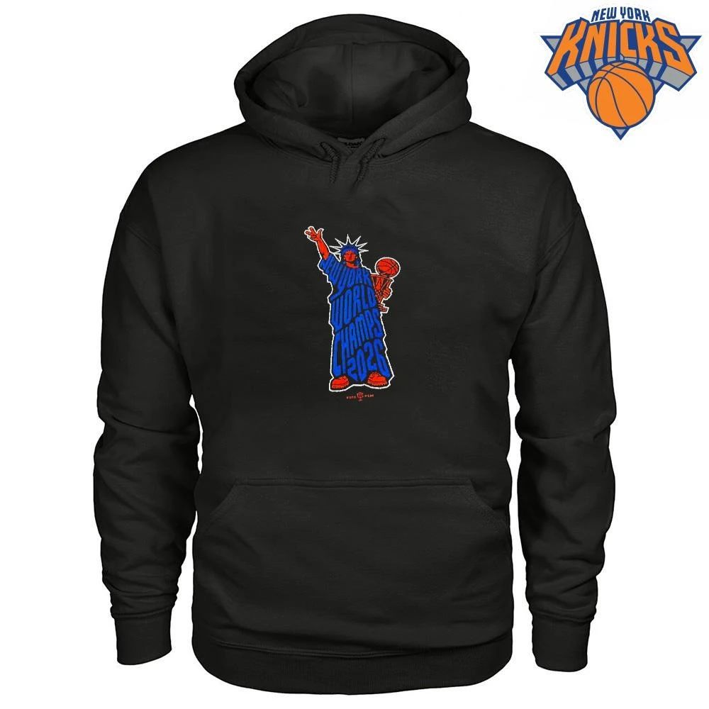New York World Champs 2026 Statue Of Liberty Basketball Shirt