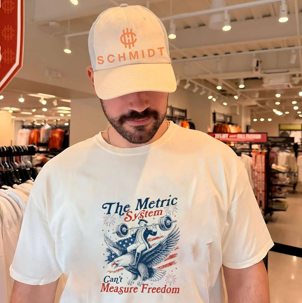 The Metric System Can’t Measure Freedom Eagle USA Flag 250 Anniversary shirt