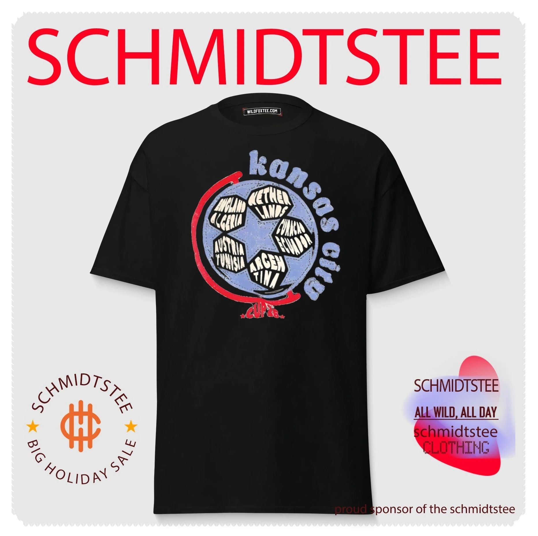 Kansas City World Stage soccer ball graphic shirt