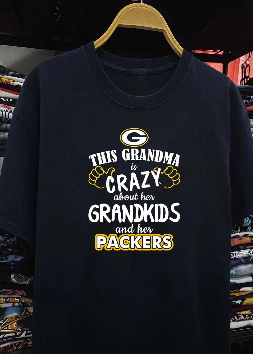 Green Bay Packers This Grandma Is Crazy About Her Grandkids shirt