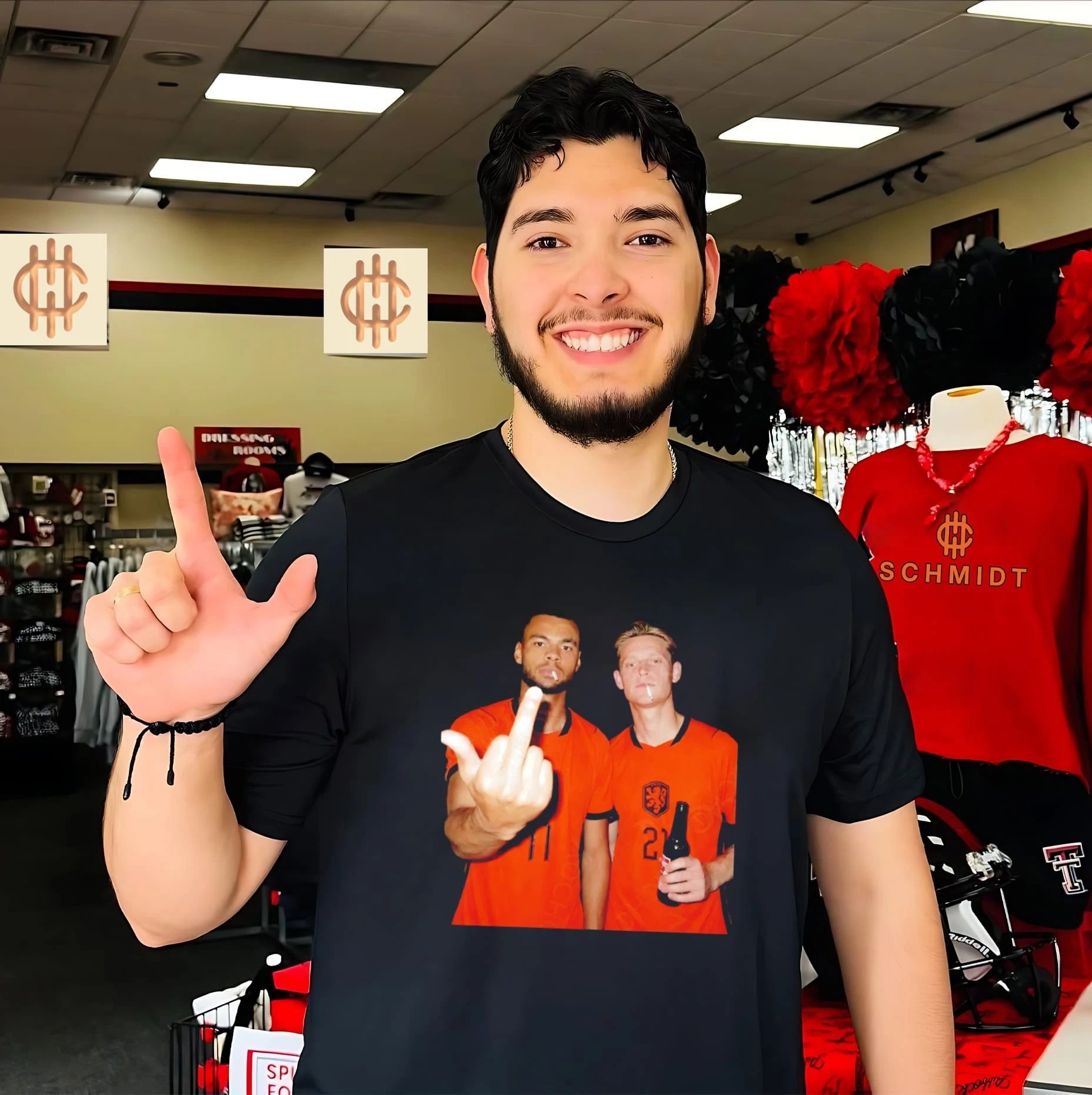 Cody Gakpo and Frenkie de Jong Netherlands National Football Team shirt