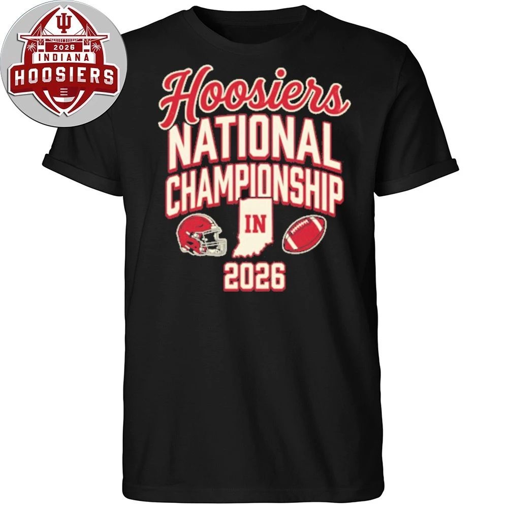Iu Football – Cfp National Championship Helmet 2026 T-Shirt