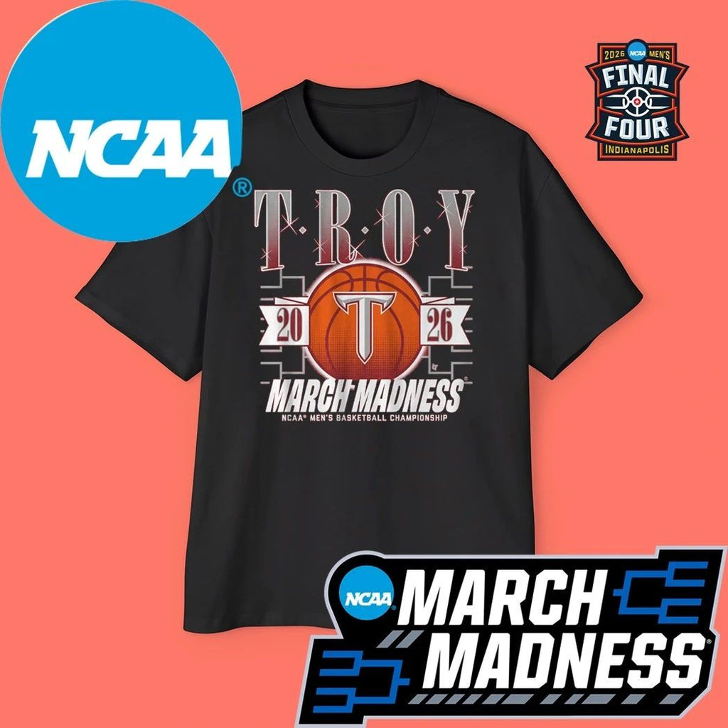 Troy Trojans MBB 2026 NCAA Women’s Basketball Championship March Madness Logo Shirt