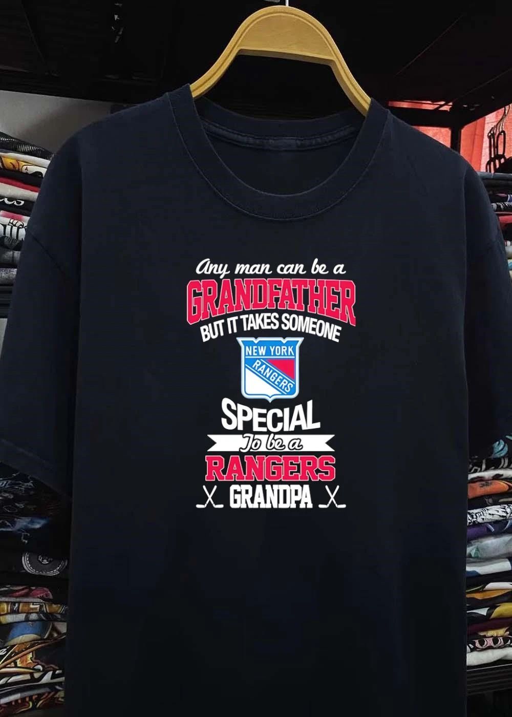 New York Rangers Fans Any Man Can Be A Grandfather shirt