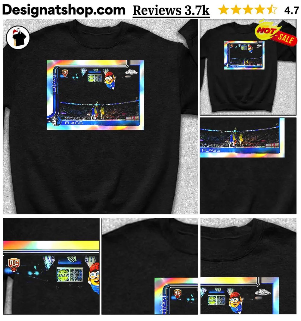 Minions NBA 2025-26 Cooper Flagg basketball card shirt