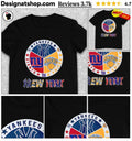 Yankees Giants Knicks New York Logo sports shirt