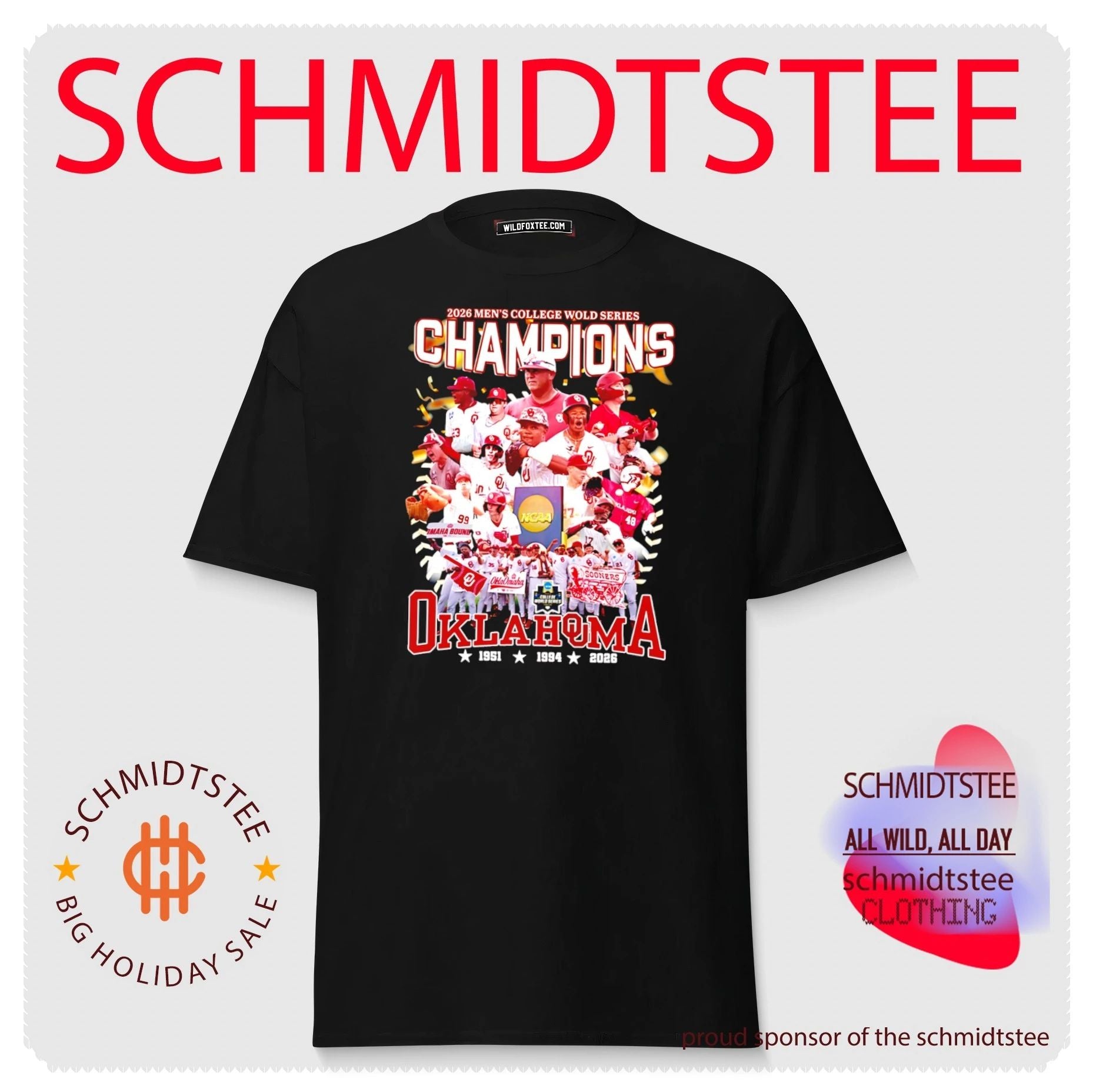 Oklahoma Sooners 2026 National Champions shirt