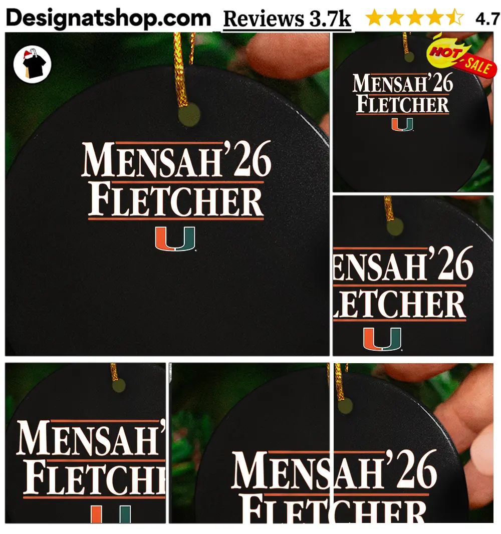 Miami Football Mensah-Fletcher ’26 shirt