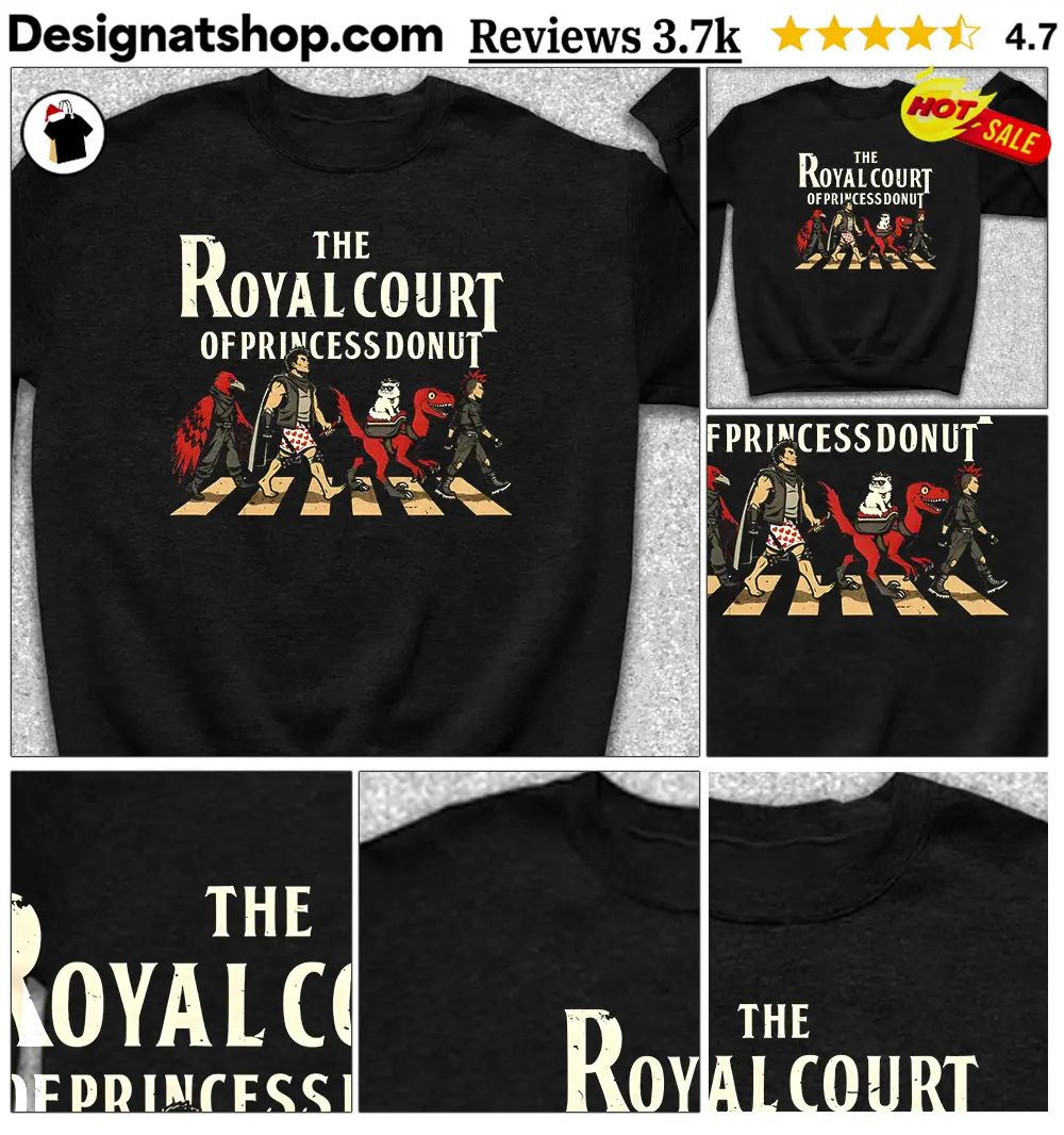 Abbey Road The Royal Court of Princess Donut Dungeon Crawler Carl shirt