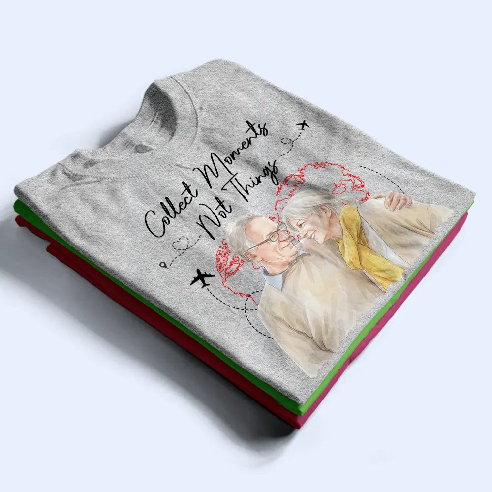 Custom Photo Realistic Watercolor Art And So The Adventure Begins - Personalized T Shirt