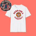 Summit Sportswear Nebraska Cornhuskers White Womens Basketball Herbie Shirt