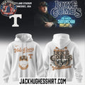 Tennessee Volunteers x Luke Combs My Kinda Saturday Night 2026 White Logo T-Shirt