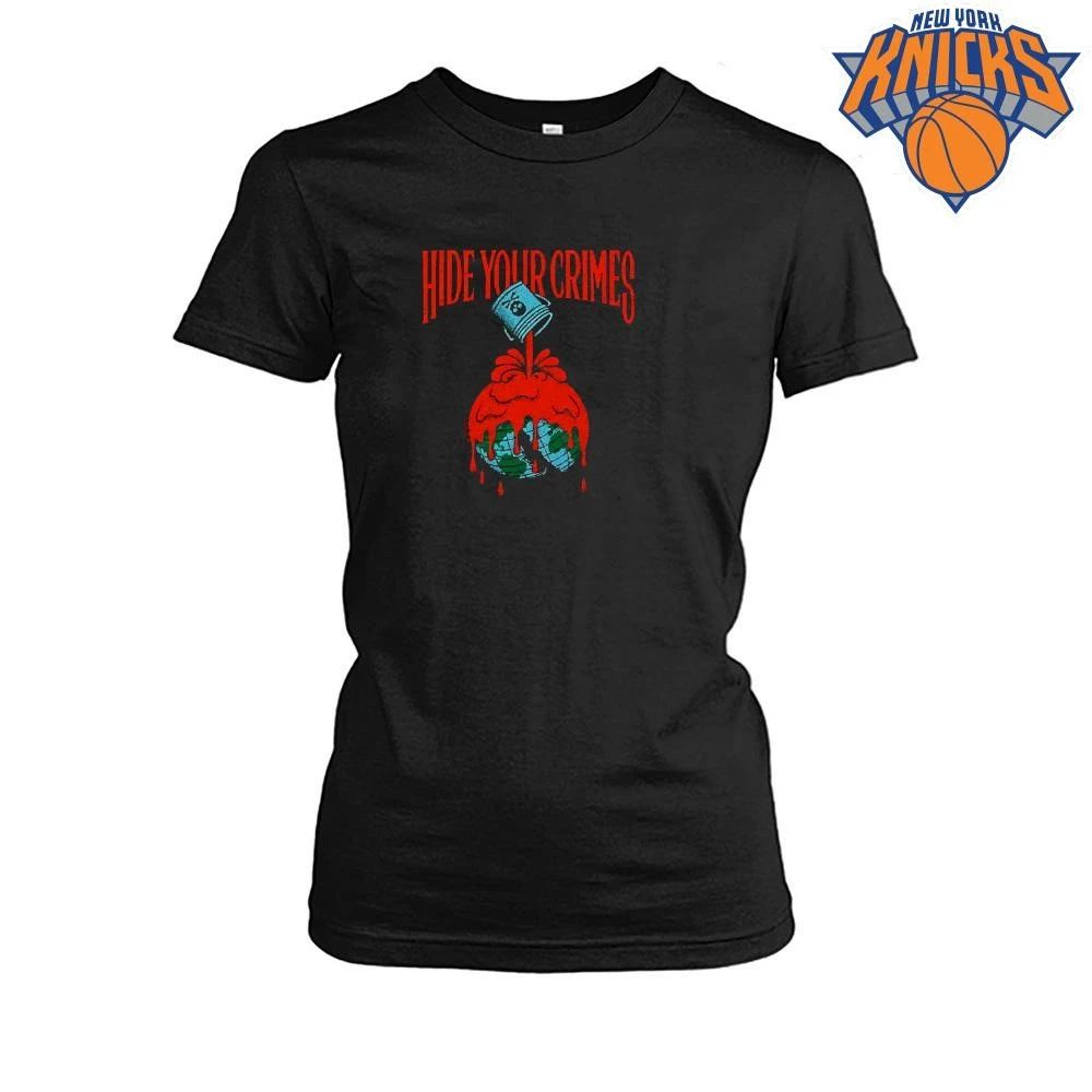 Hide Your Crimes Poison Bucket Earth Globe Graphic T Shirt