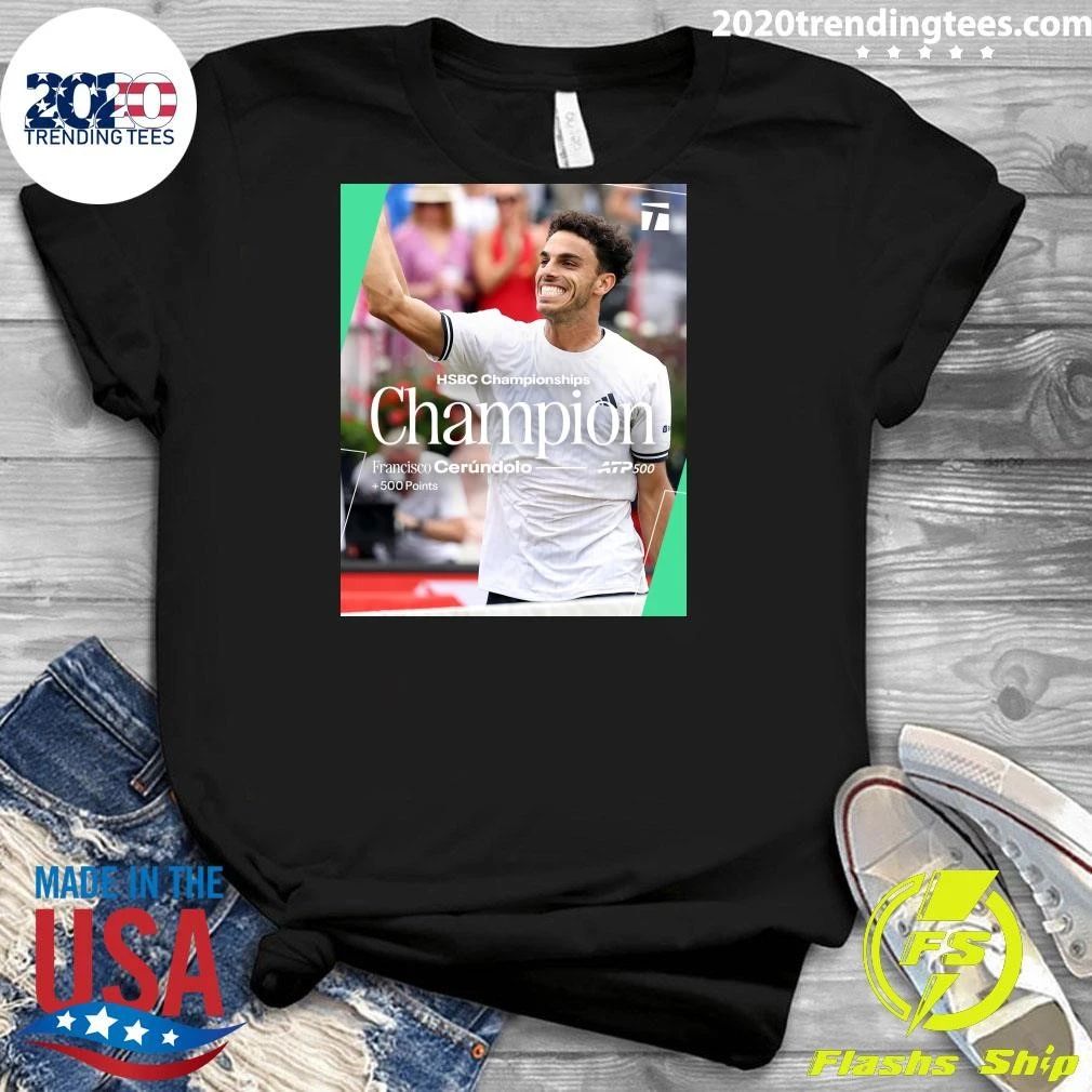 HSBC Championships Champion Francisco Cerúndolo ATP 500 Shirt