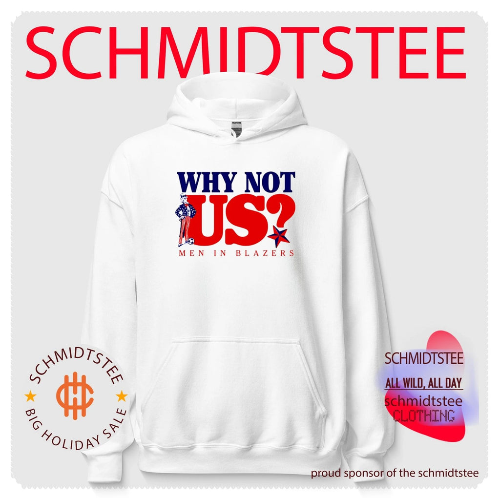 Why Not Us Men in Blazers Uncle Sam Soccer shirt