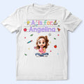 Monogram Kid Is For - Personalized T Shirt