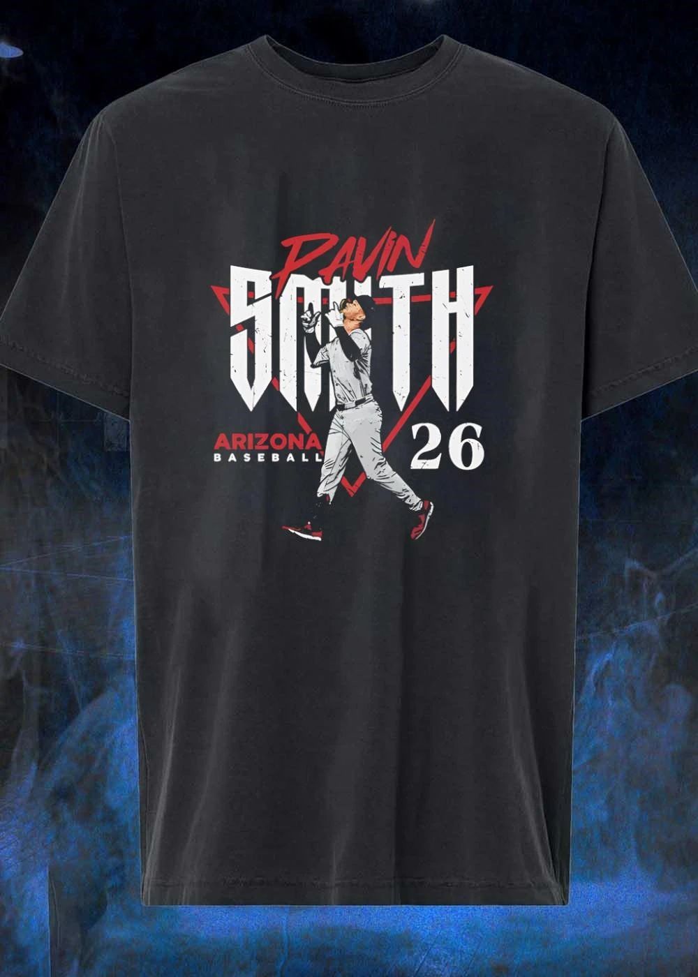 Pavin Smith Arizona Baseball Player Hitting 26 Arizona Baseball T-Shirt